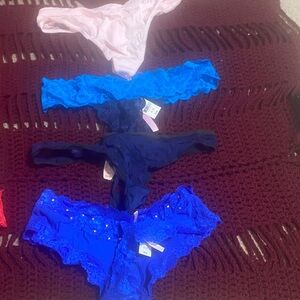 Victoria's Secret women’s  Blue and Pink Bottoms